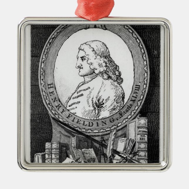 Ornement Métallique Henry Fielding à l'âge de quarante-huit (Devant)