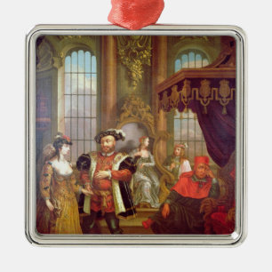 Ornement Métallique Henry VIII Anne Boleyn de présentation à la cour