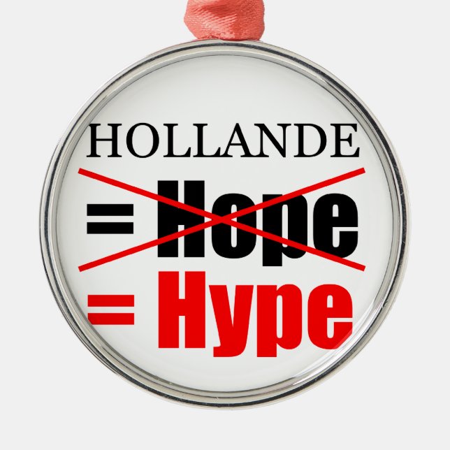 Ornement Métallique Hollande Not Hope = Hype ! ! ! ! ! ! ! ! ! ! ! ! ! (Devant)