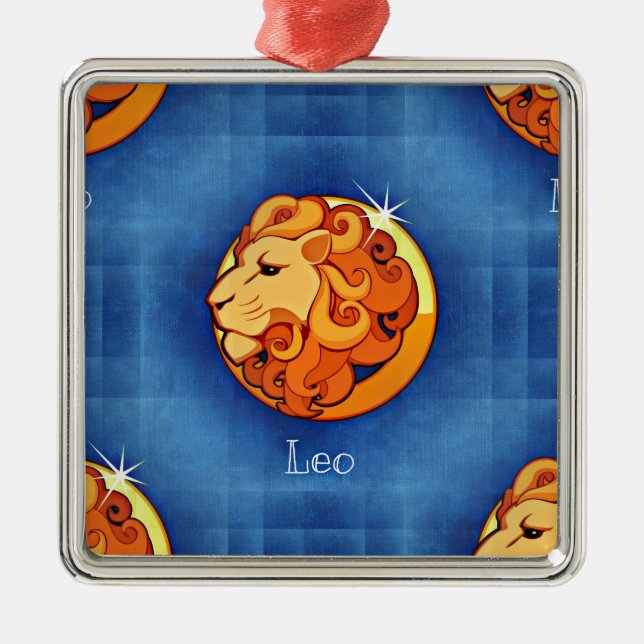 Ornement Métallique horoscope leo (Devant)