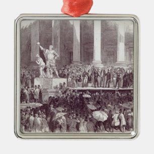 Ornement Métallique Inauguration du Président Polk : Le serment
