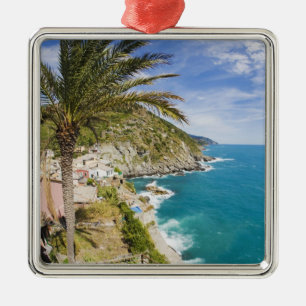 Ornement Métallique Italie, Cinque Terre, Vernazza, Ville en pente de