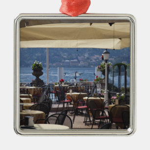 Ornement Métallique Italie, Province de Côme, Bellagio. Café Lakeside.