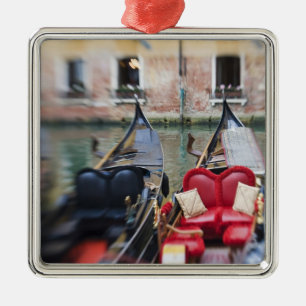 Ornement Métallique Italie, Venise, Mise au point sélective de gondole