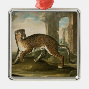 Ornement Métallique Jaguar