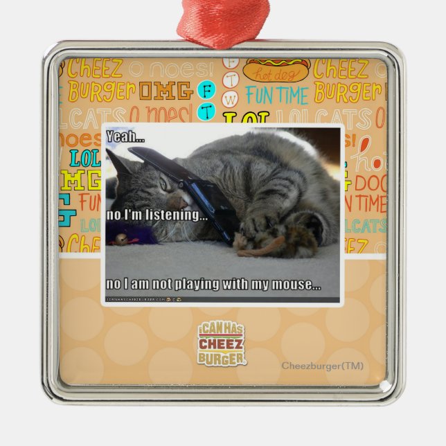 Ornement Métallique J'écoute (Devant)