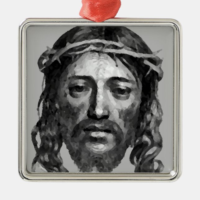 ORNEMENT MÉTALLIQUE JESUS CHRIST (Devant)