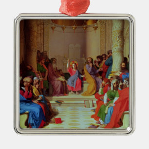 Ornement Métallique Jésus parmi les médecins, 1862