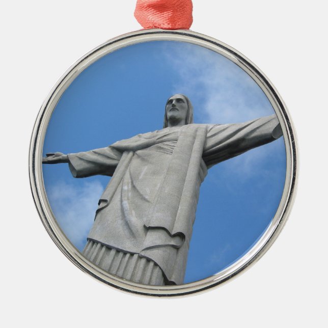 Ornement Métallique jésus rédempteur (Devant)