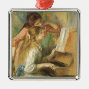 Ornement Métallique Jeunes Filles au Piano de Pierre Renoir