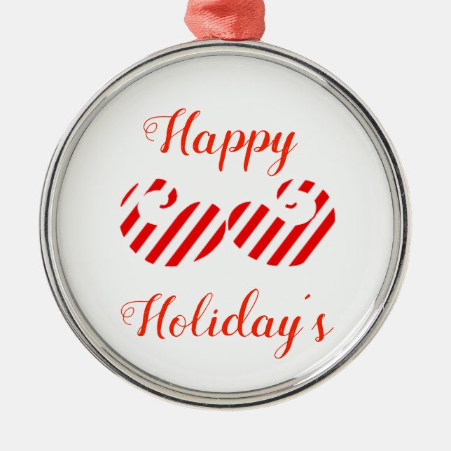 Ornement Métallique Joyeux Stachemus ! (Devant)