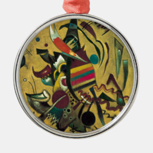 Ornement Métallique Kandinsky Points Peinture en toile Abstraite