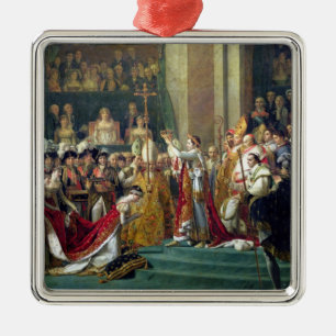 Ornement Métallique La consécration et le Josephine du napoléon