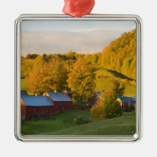Ornement Métallique La ferme Jenne à Woodstock, Vermont. Automne. 2