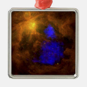Ornement Métallique La nébuleuse Orion dans l'infrarouge