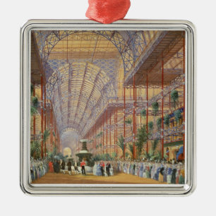 Ornement Métallique La Reine Victoria ouvrant l'exposition 1862 après
