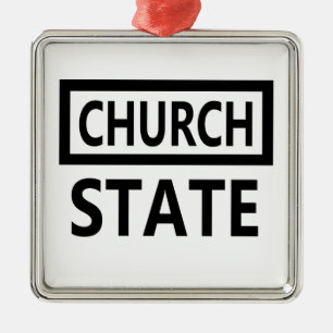 Ornement Métallique La séparation de l'Église et de l'État - ęr