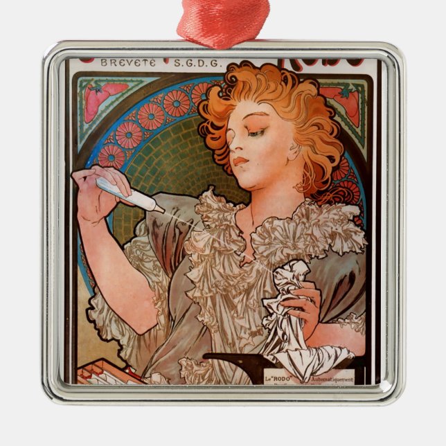 Ornement Métallique Lance-Parfum, Rodo (Devant)