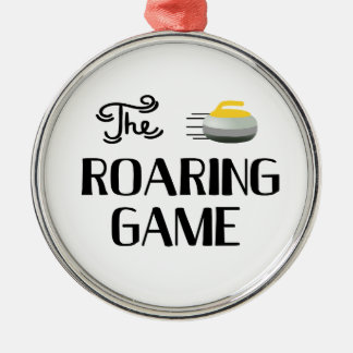 Ornement Métallique Le Curling, L'Ornement Du Jeu Roulant