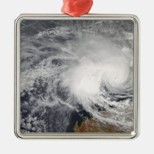 Ornement Métallique Le cyclone tropical Nicholas au large de l'Austral
