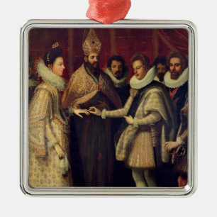 Ornement Métallique Le mariage de Catherine de Medici