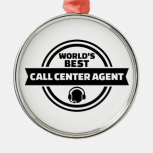 Ornement Métallique Le meilleur agent du centre d'attention