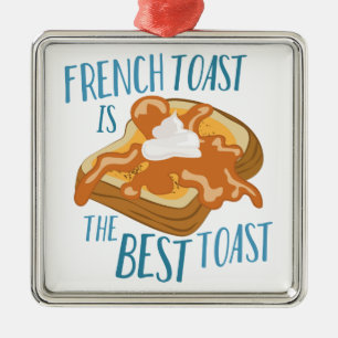 Ornement Métallique Le meilleur pain grillé