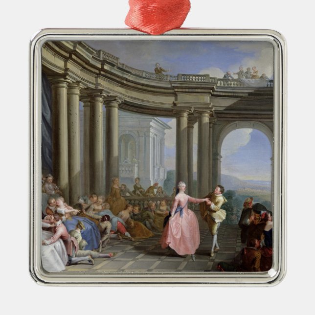 Ornement Métallique Le menuet (Devant)