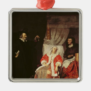Ornement Métallique Le patient et le docteur, 1660s