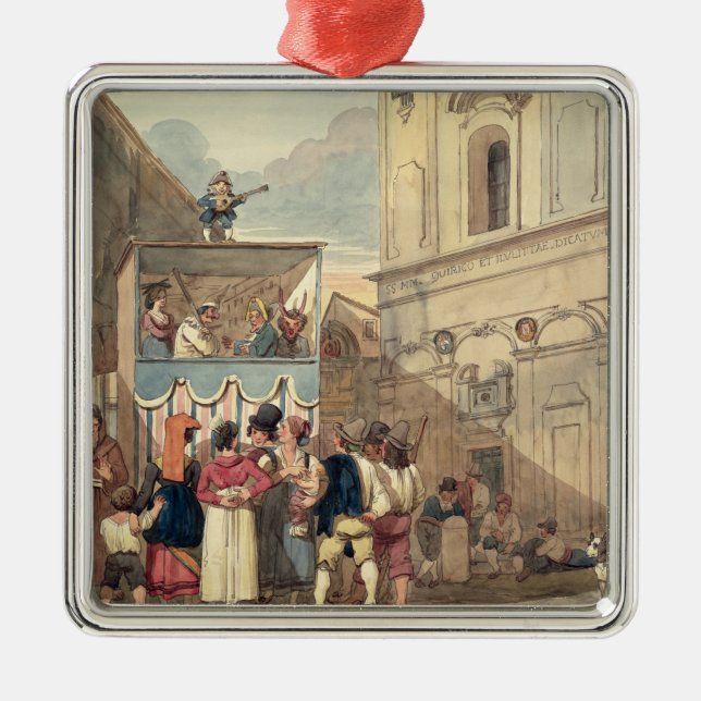 Ornement Métallique Le théâtre de marionnette (Devant)