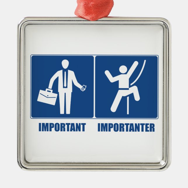 Ornement Métallique Le Travail Est Important, L'Escalade Est Important (Devant)