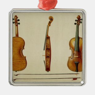 Ornement Métallique Le violon de Hellier fait par Antonio Stradivarius