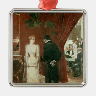 Ornement Métallique L'entretien privé, 1904