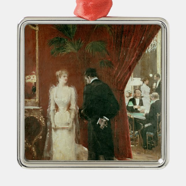 Ornement Métallique L'entretien privé, 1904 (Devant)