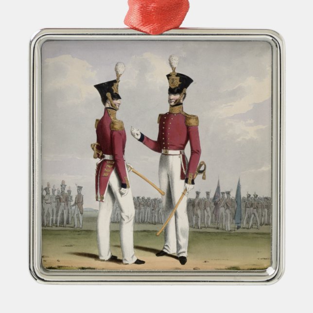 Ornement Métallique Les dirigeants de champ des marines royales, (Devant)