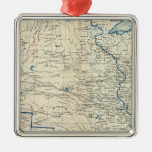 Ornement Métallique Les Etats-Unis en décembre 1860
