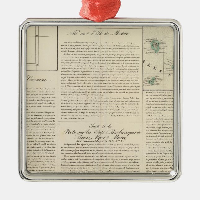 Ornement Métallique Les Îles Canaries 5 (Devant)