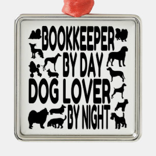 Ornement Métallique Librairie Amoureux des chiens