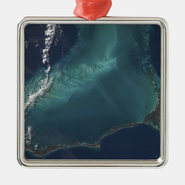 Ornement Métallique L'île longue et étroite d'Eleuthra aux Bahamas (Devant)