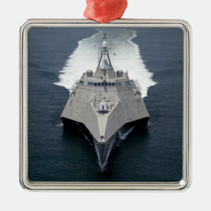 Ornement Métallique L'indépendance littorale de bateau de combat