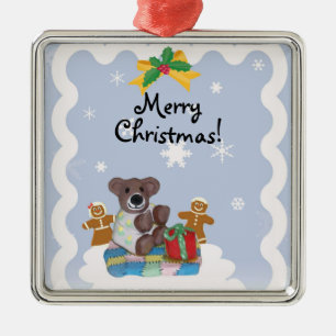 Ornement Métallique L'Ornement de Noël de la petite ours
