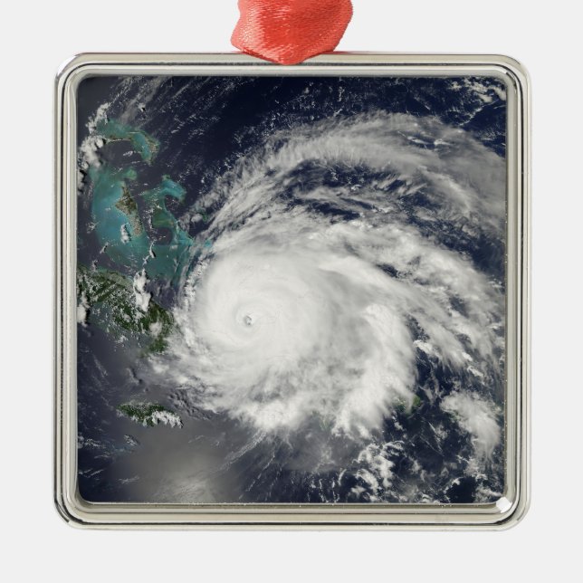 Ornement Métallique L'ouragan Ike sur Cuba, Hispaniola (Devant)