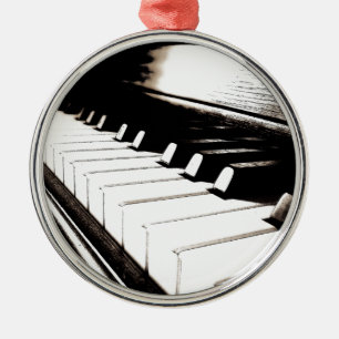 Ornement Métallique Macro Touches de piano
