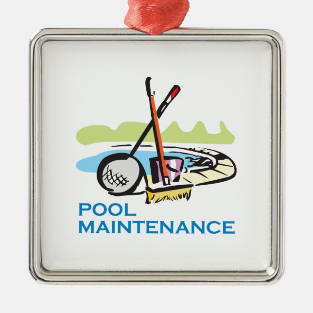 ORNEMENT MÉTALLIQUE MAINTENANCE DU POOL (Devant)