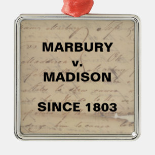 Ornement Métallique Marbury Madison Checks and Balances Resistance