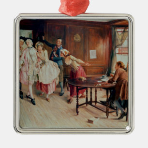 Ornement Métallique Mariage dans Fleet Street, 1898 (huile sur la