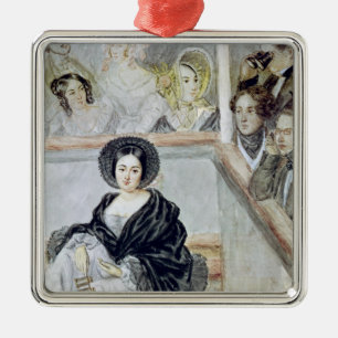 Ornement Métallique Marie Duplessis au théâtre