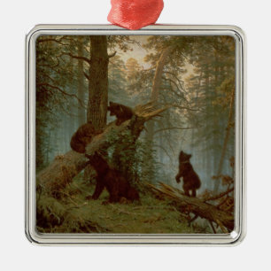 Ornement Métallique Matin dans une forêt de pin, 1889