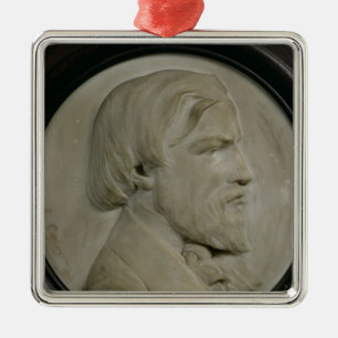 Ornement Métallique Médaillon de soulagement de Frederic Ozanam