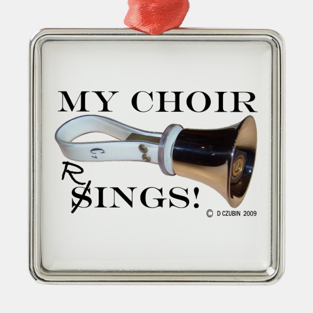 Ornement Métallique Mes anneaux de choeur (Devant)